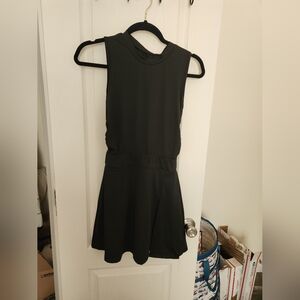 Black skort romper